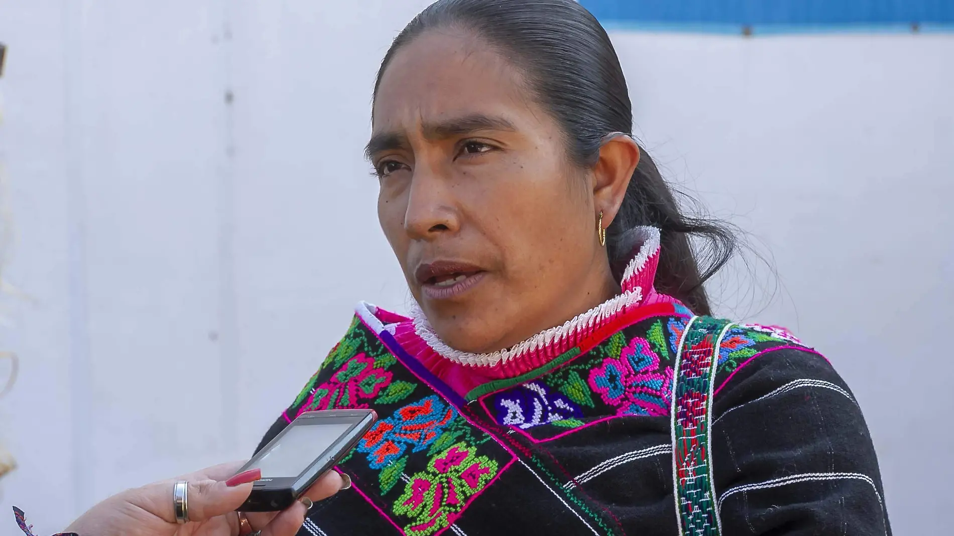 Verónica Sánchez Gutiérrez, delegada de la comunidad de Santiago Mexquititlán.